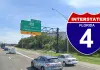 I-4 Ramp Closure, Detour to Sand Lake Road (Exit 74A) August 16-20 Orlando I-4 Traffic | I-4 Construction | I-4 Exit Guide